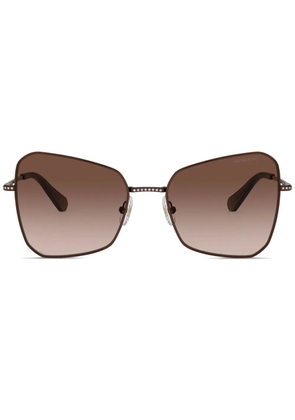Swarovski Eyewear butterfly-frame sunglasses - Brown