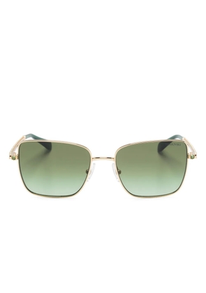 Swarovski Eyewear SK7015 rectange-frame sunglasses - Gold