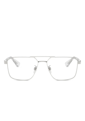 Burberry Eyewear rectangle glasses - Silver