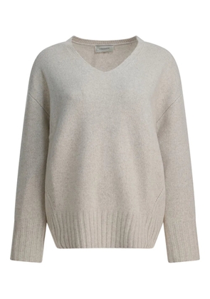 UMARMUNG V-neck jumper - Neutrals