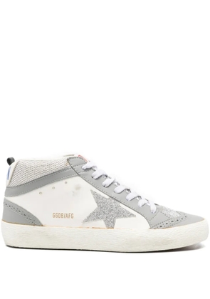 Golden Goose Mid Star lace-up sneakers - White