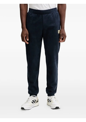 Ea7 Emporio Armani logo-patch track pants - Blue