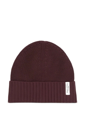 Marc O'Polo ribbed-knit beanie - Red