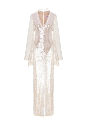 MANURÍ Cléo sequin maxi dress - Pink