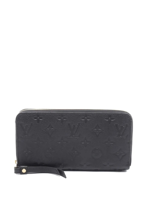 Louis Vuitton Pre-Owned monogram-empreinte zip wallet - Black