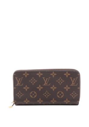 Louis Vuitton Pre-Owned monogram-canvas zip wallet - Brown
