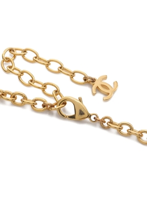 CHANEL Pre-Owned 1986-1988 pendant necklace - Gold