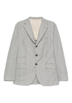 Eleventy pinstripe single-breasted suit - Grey