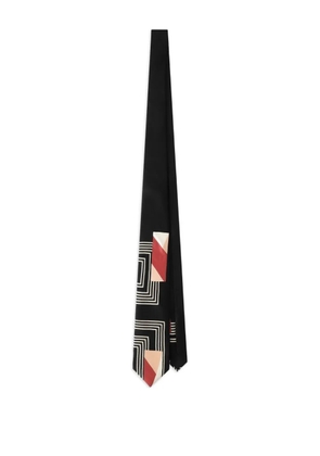 Dolce & Gabbana geometric pattern tie - Black