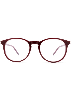 Saint Laurent Eyewear 106 round-frame glasses - Red