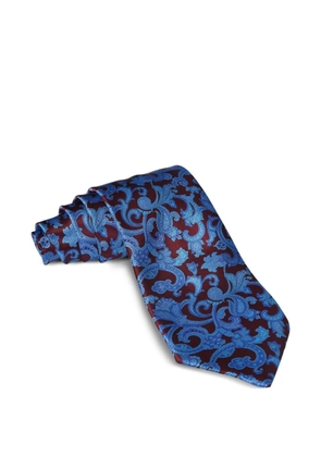 Stefano Ricci paisley silk tie - Blue