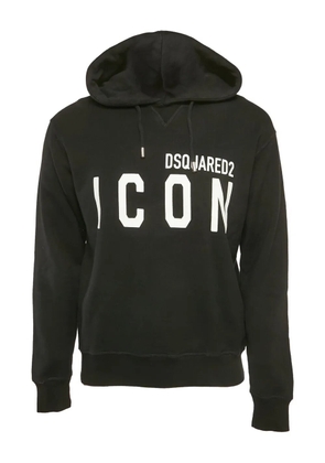 DSQUARED2 Icon cotton hoodie - Black