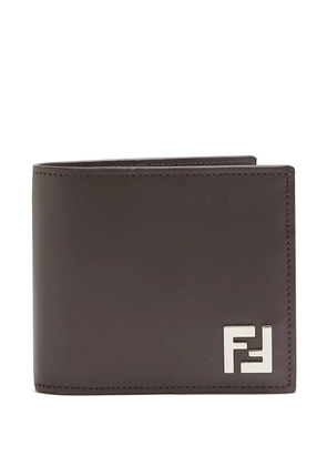 FENDI FF leather wallet - Brown
