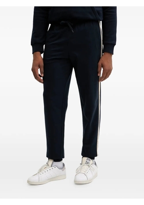 Ea7 Emporio Armani logo stripe trousers - Blue