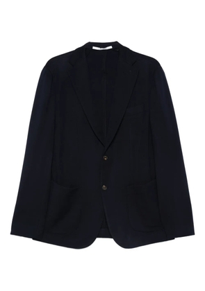 Eleventy single-breasted patch-pocket blazer - Blue