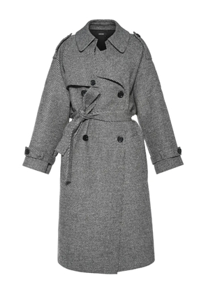 ANOUKI belted coat - Grey