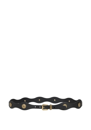ETRO jewel studs leather belt - Black