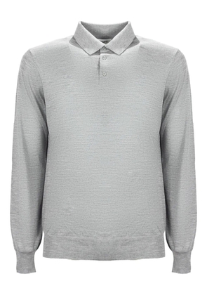 Kangra wool polo shirt - Grey
