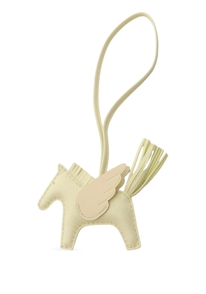 Hermès Pre-Owned 2024 Milo Lambskin and Swift Grigri Rodeo Pegase Bag Charm PM key chain - Brown