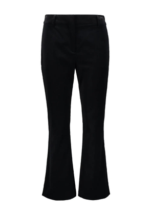 Cédric Charlier velvet trousers - Black