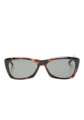 Saint Laurent Eyewear rectangle-frame sunglasses - Brown