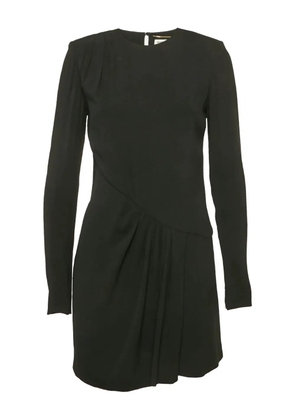 Saint Laurent Pre-Owned gathered-waist mini dress - Black