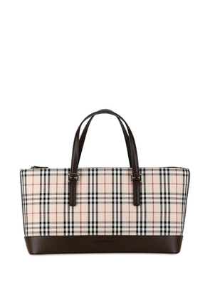 Burberry Pre-Owned 2000-2017 House Check Canvas handbag - Brown