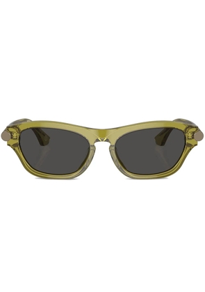 Burberry Eyewear oval frame sunglasses - Green