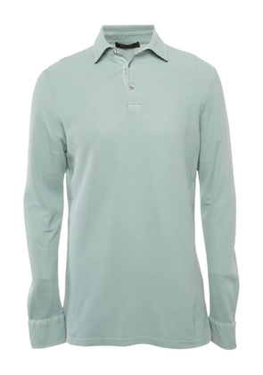 Loro Piana Pre-Owned 2000s cotton pique polo shirt - Blue