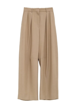 LOEWE pleated trousers - Neutrals
