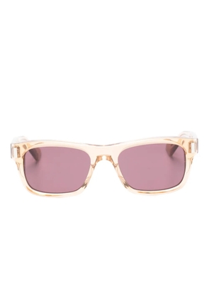 Saint Laurent Eyewear rectangle-frame sunglasses - Neutrals