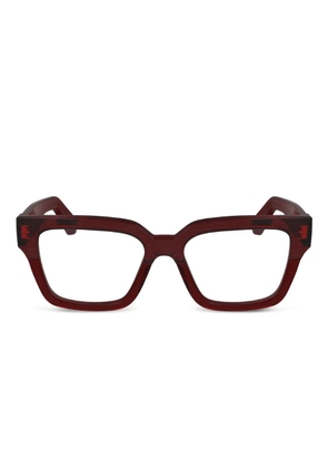 Calvin Klein square-frame glasses - Red