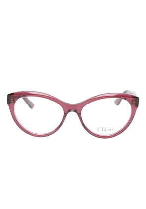 Chloé Eyewear cat-eye frame glasses - Pink
