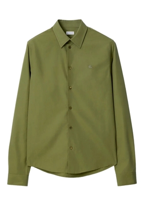 Burberry Equestrian Knight cotton shirt - Green