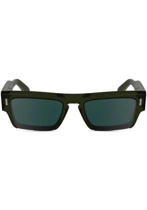 Calvin Klein rectangle-frame sunglasses - Green
