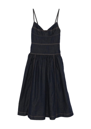 ZIMMERMANN sleeveless denim midi dress - Blue