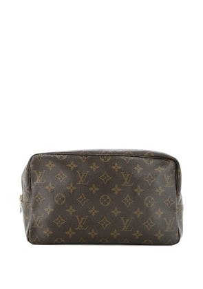 Louis Vuitton Pre-Owned Trousse Toiletry Monogram Canvas 28 pouch - Brown