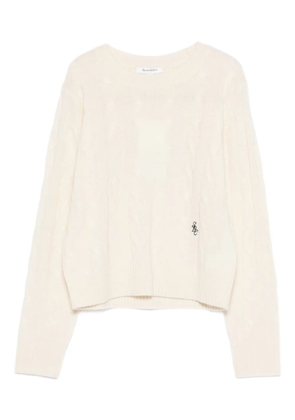 Sporty & Rich cable-knit sweater - Neutrals