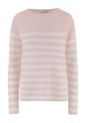 Bruno Manetti striped cashmere jumper - Pink