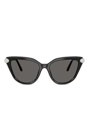 Swarovski Eyewear crystal-embellished cat-eye sunglasses - Black