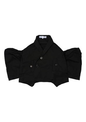 Comme des Garçons TAO puffed sleeve cropped jacket - Black