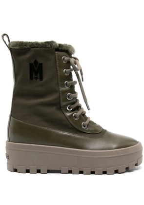 Mackage Hero-W shearling-lined ankle boots - Green