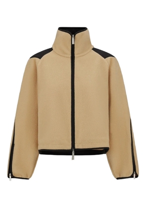 Herno fleece zip-up jacket - Neutrals
