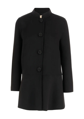 Valentino Garavani button wool coat - Black