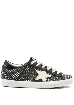 Golden Goose Super-Star studded sneakers - Black