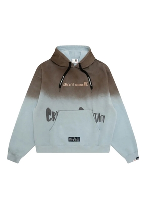 AAPE BY *A BATHING APE® graphic-print hoodie - Blue