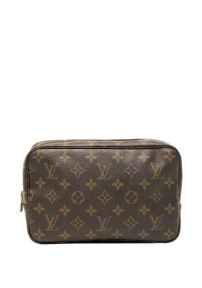 Louis Vuitton Pre-Owned 1987 Monogram Trousse Toilette 23 clutch bag - Brown