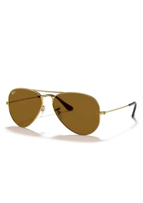 Ray-Ban aviator-frame sunglasses - Brown