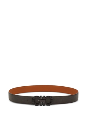 Ferragamo gancini reversible belt - Brown