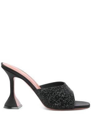 Amina Muaddi 95mm Lupita crystal-embellished sandals - Black